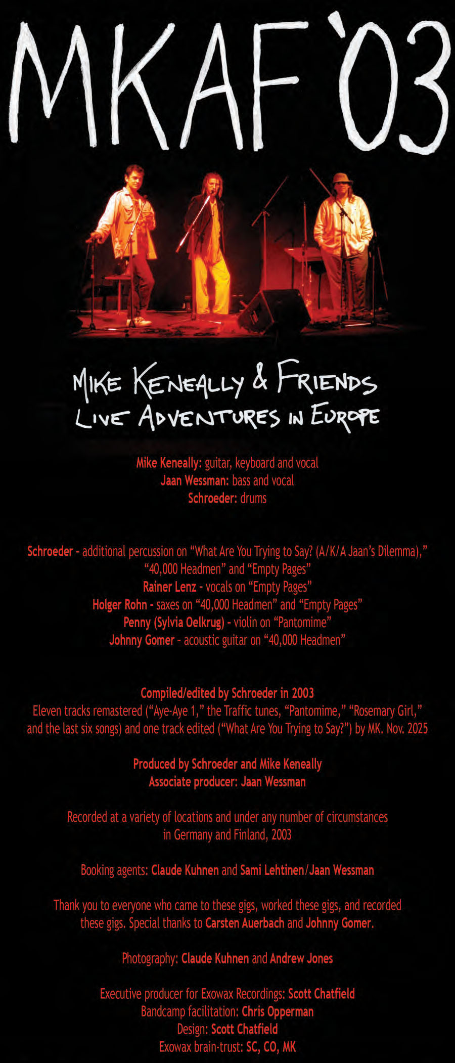 MKAF '03 Liner Notes 001